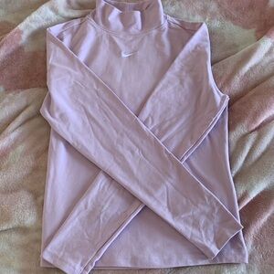 Purple Nike long sleeve turtleneck